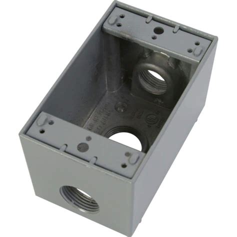 deepest one gang electrical box home depot|single gang weatherproof outlet box.